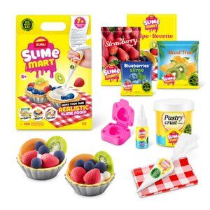 Slime Mart Bag FRUIT TART Pretend Play Food Themed DIY Slime Craft Toys NEW